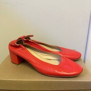 Everlane Day Heel in Red
